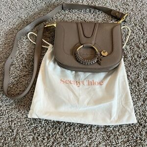 NWOT See By Chloe Brown Leather Crossbody Bag